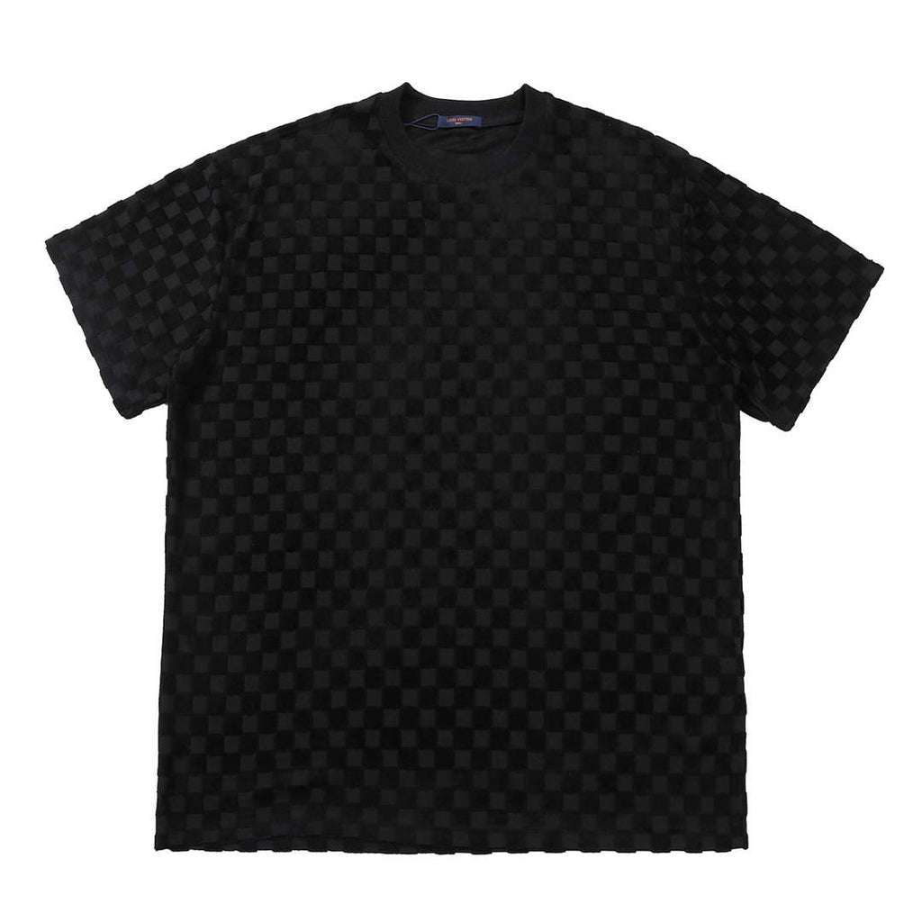 LV 1AAU5B Louis Vuitton New Towel Embroidery Men Women's T-shirt L56219