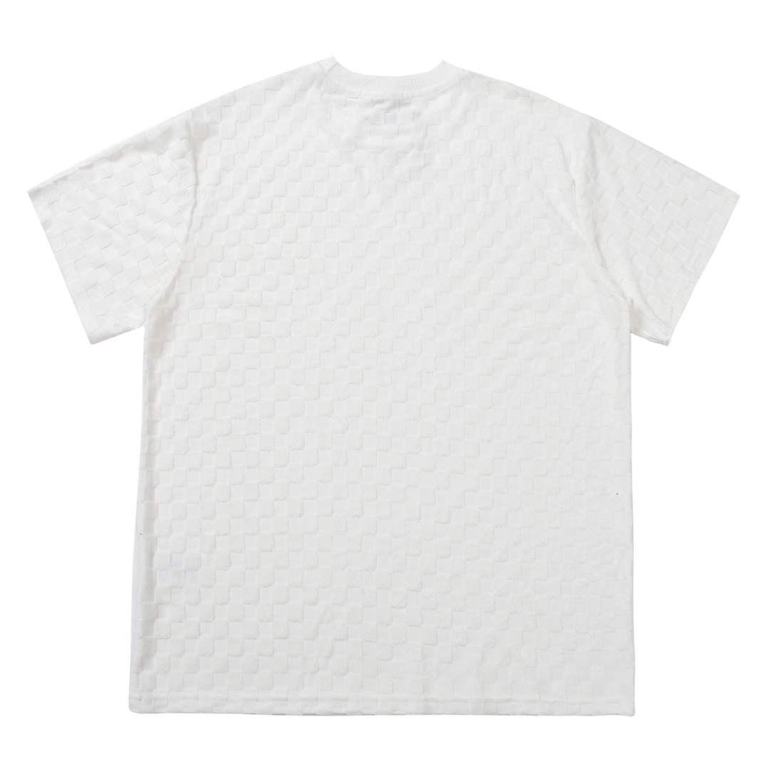 LV 1AAU5B Louis Vuitton New Towel Embroidery Men Women's T-shirt L56218