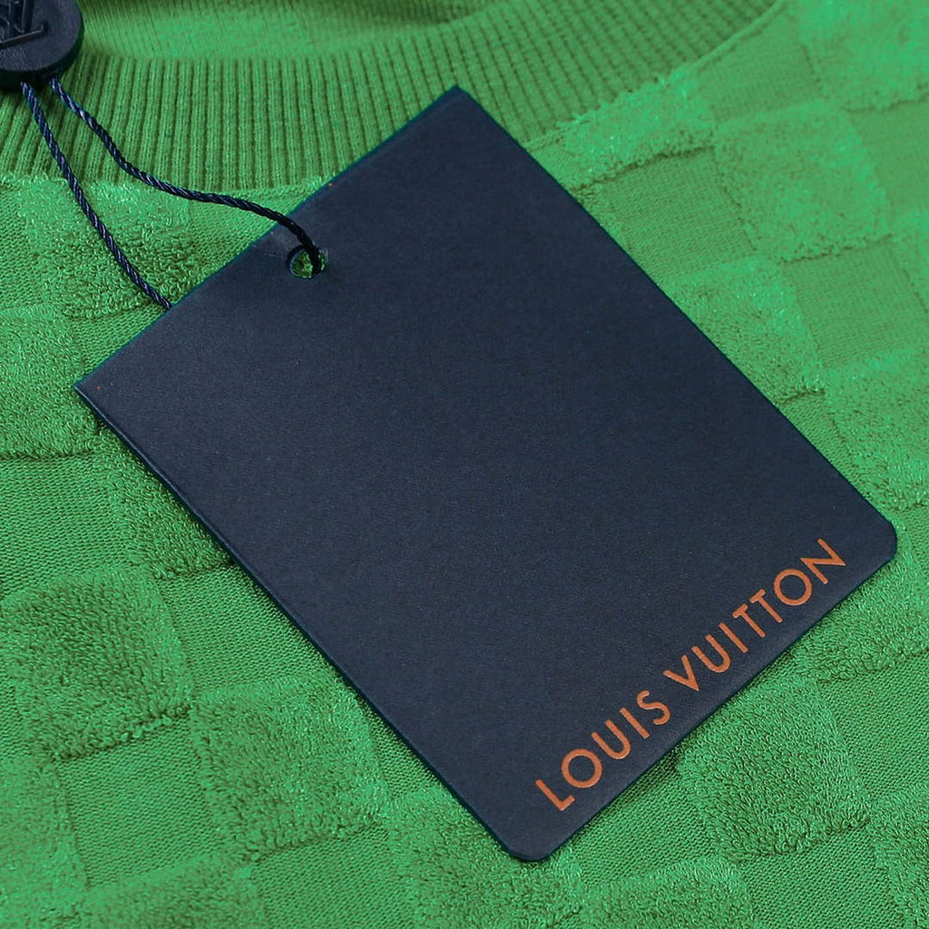 LV 1AAU5B Louis Vuitton New Towel Embroidery Men Women's T-shirt L56220