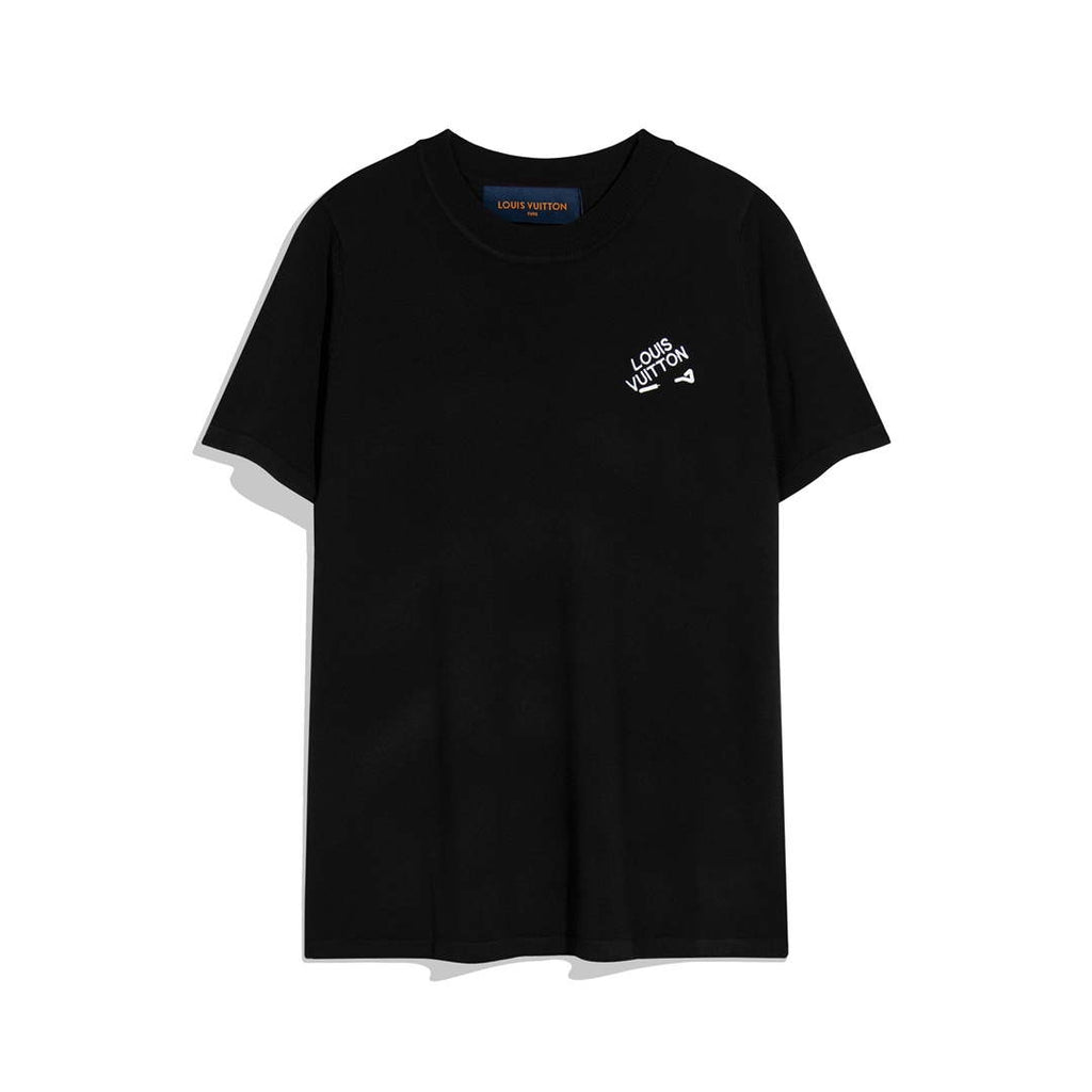 LV 1AAU5B Louis Vuitton Print Cotton Jersey Men Women's T-shirt L56213