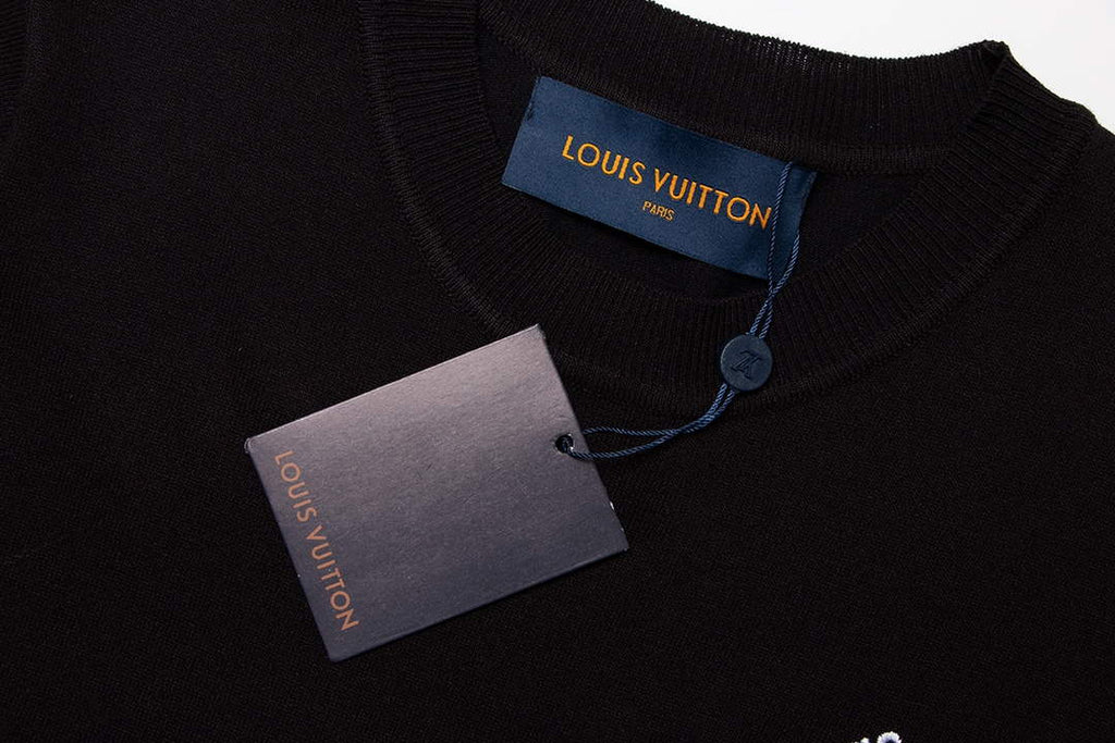 LV 1AAU5B Louis Vuitton Print Cotton Jersey Men Women's T-shirt L56213
