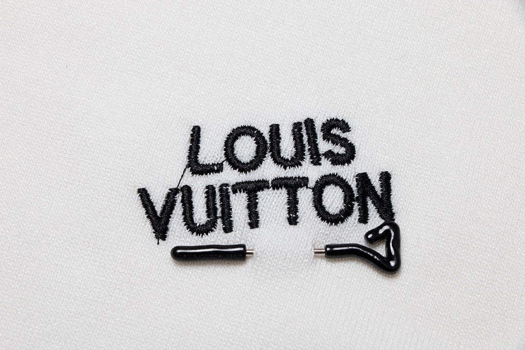 LV 1AAU5B Louis Vuitton Print Cotton Jersey Men Women's T-shirt L56214