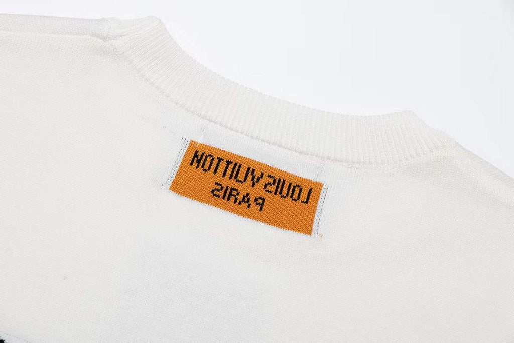 LV 1AAU5B Louis Vuitton Print Cotton Jersey Men Women's T-shirt L56215