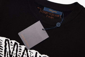 LV 1AAU5B Louis Vuitton Print Cotton Jersey Men Women's T-shirt L56216 - S - View 3