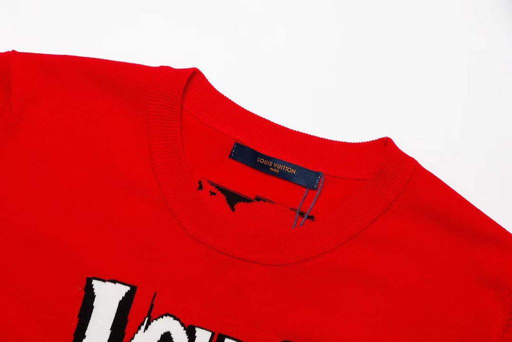 LV 1AAU5B Louis Vuitton Print Cotton Jersey Men Women's T-shirt L56217