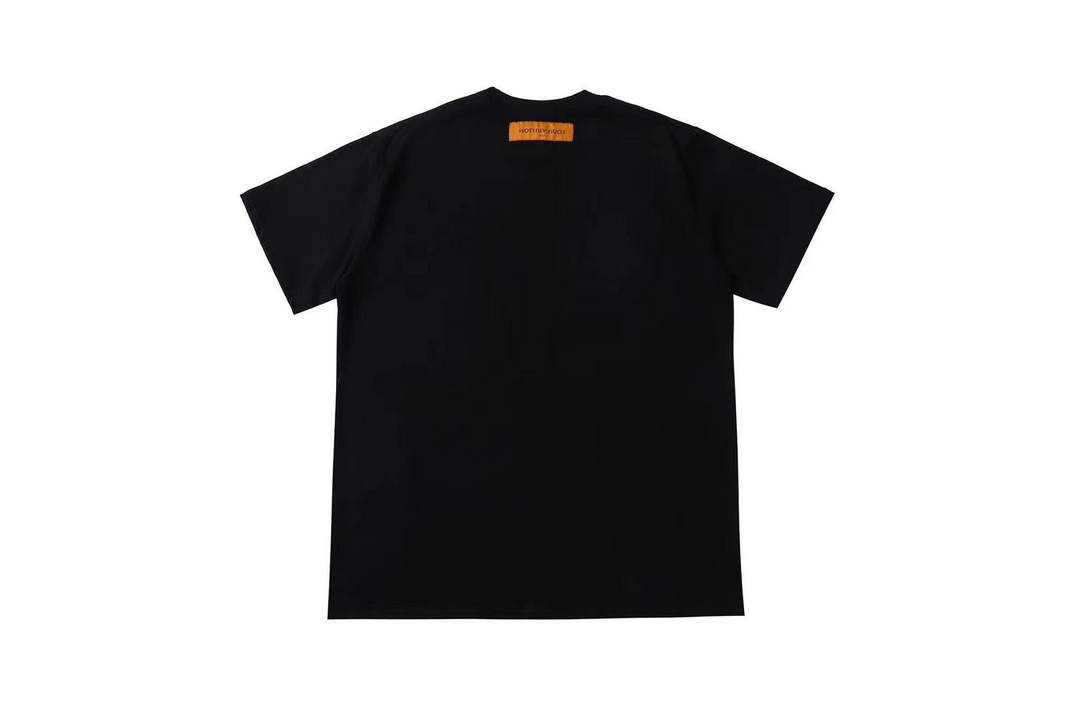 LV 1AAU5B Louis Vuitton Print Cotton Jersey Men Women's T-shirt L56202