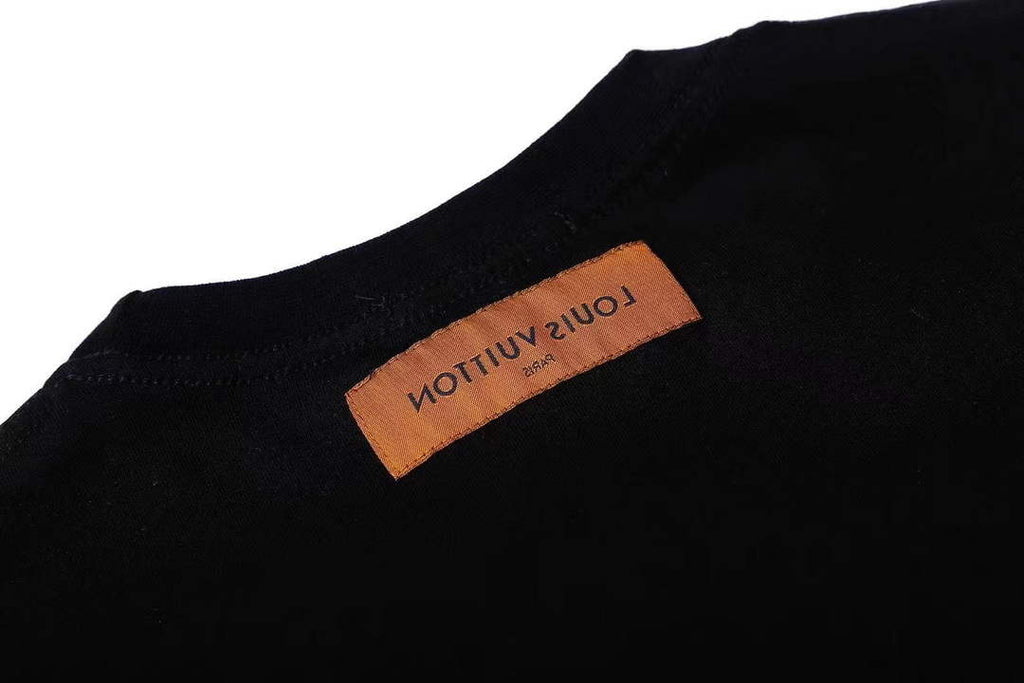 LV 1AAU5B Louis Vuitton Print Cotton Jersey Men Women's T-shirt L56202