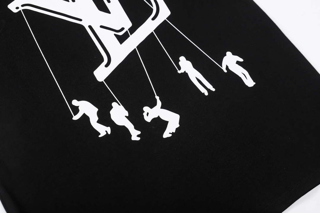 LV 1AAU5B Louis Vuitton Print Cotton Jersey Men Women's T-shirt L56206