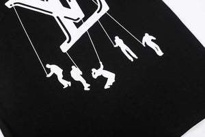LV 1AAU5B Louis Vuitton Print Cotton Jersey Men Women's T-shirt L56206 - S - View 4
