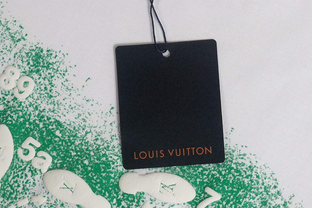 LV 1AAU5B Louis Vuitton Print Cotton Jersey Men Women's T-shirt L56207