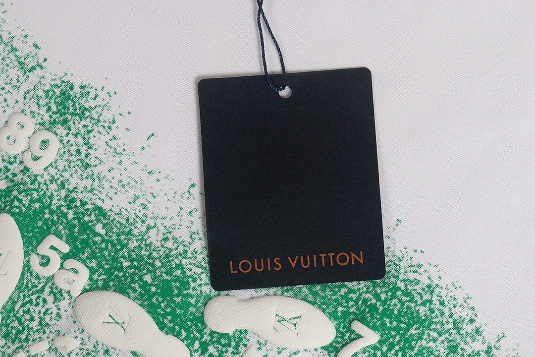 LV 1AAU5B Louis Vuitton Print Cotton Jersey Men Women's T-shirt L56207
