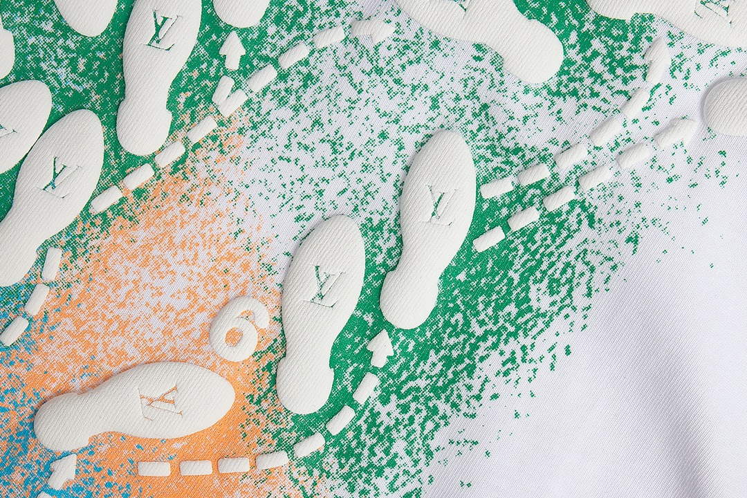 LV 1AAU5B Louis Vuitton Print Cotton Jersey Men Women's T-shirt L56207