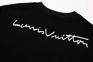 LV 1AAU5B Louis Vuitton Print Cotton Jersey Men Women's T-shirt L56208 - S - View 4