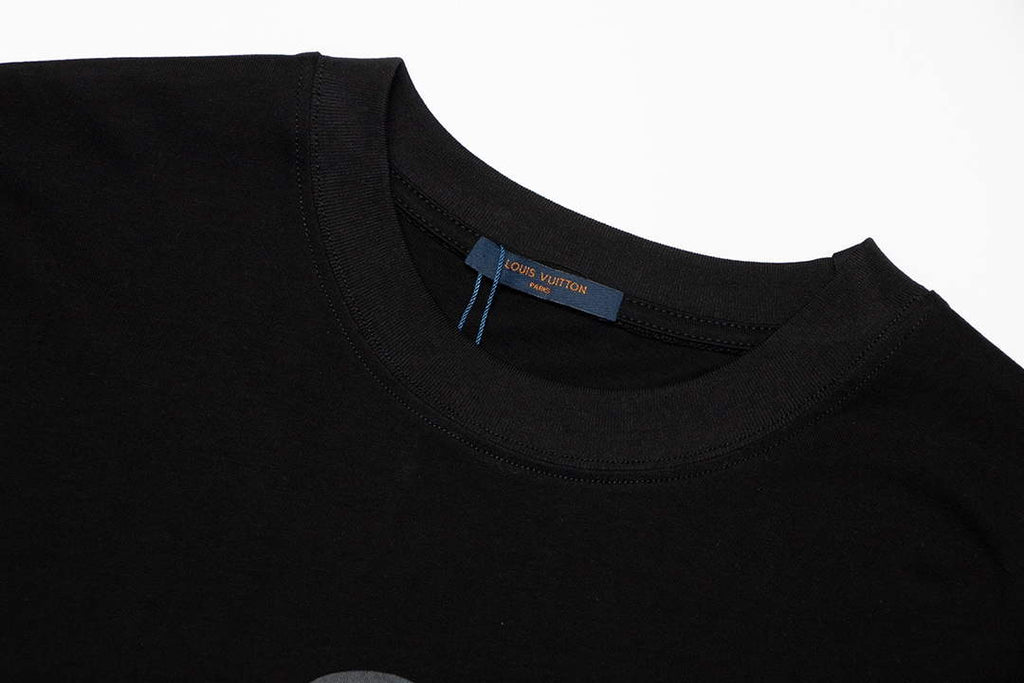 LV 1AAU5B Louis Vuitton Print Cotton Jersey Men Women's T-shirt L56208