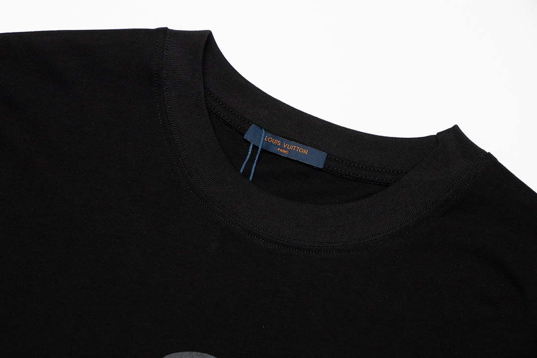 LV 1AAU5B Louis Vuitton Print Cotton Jersey Men Women's T-shirt L56208