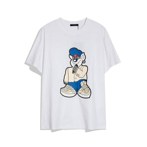 LV 1AAU5B Louis Vuitton Print Cotton Jersey Men Women's T-shirt L56209 - S - View 1