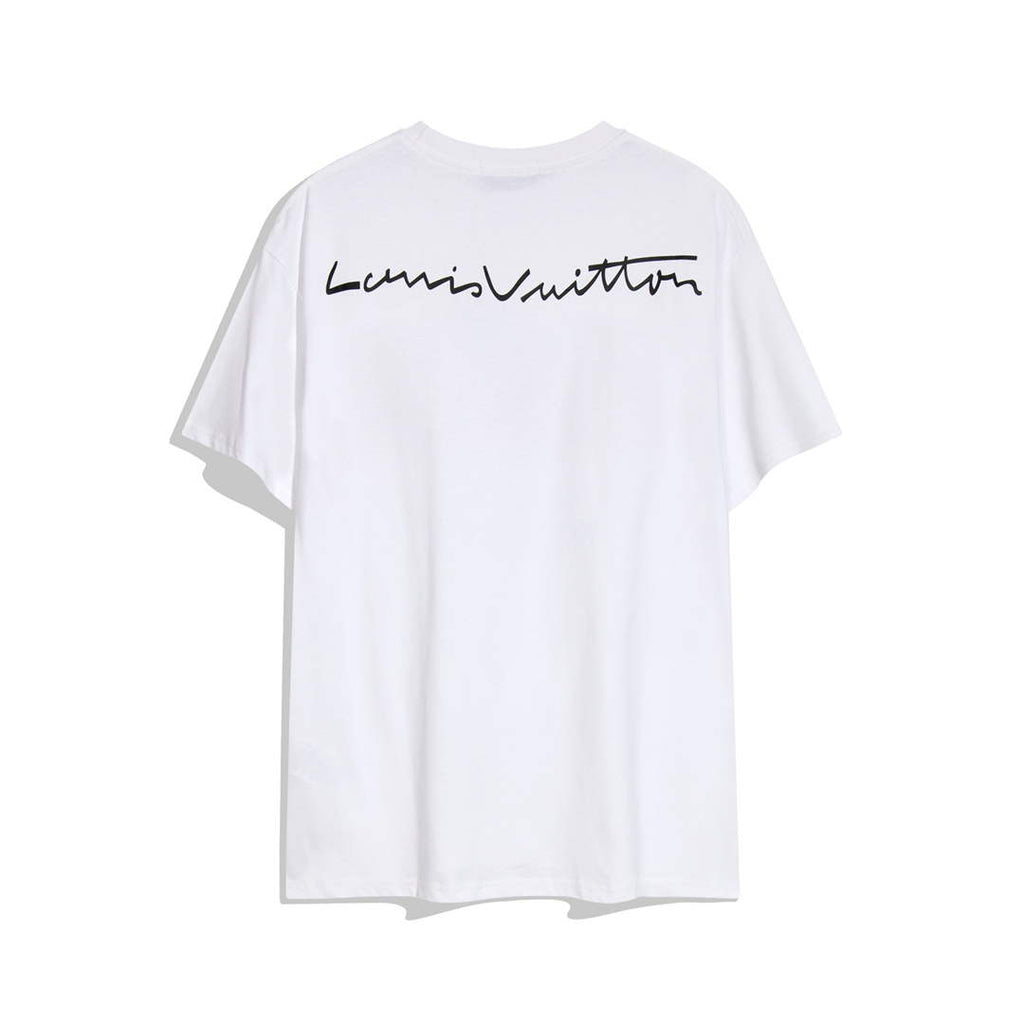LV 1AAU5B Louis Vuitton Print Cotton Jersey Men Women's T-shirt L56209