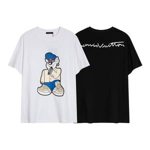 LV 1AAU5B Louis Vuitton Print Cotton Jersey Men Women's T-shirt L56209 - S - View 9