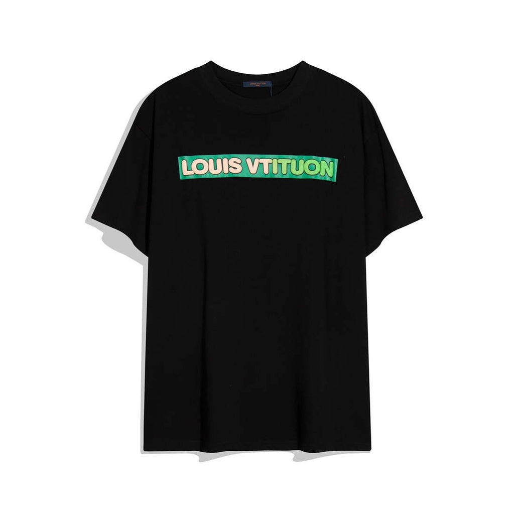 LV 1AAU5B Louis Vuitton Print Cotton Jersey Men Women's T-shirt L56210