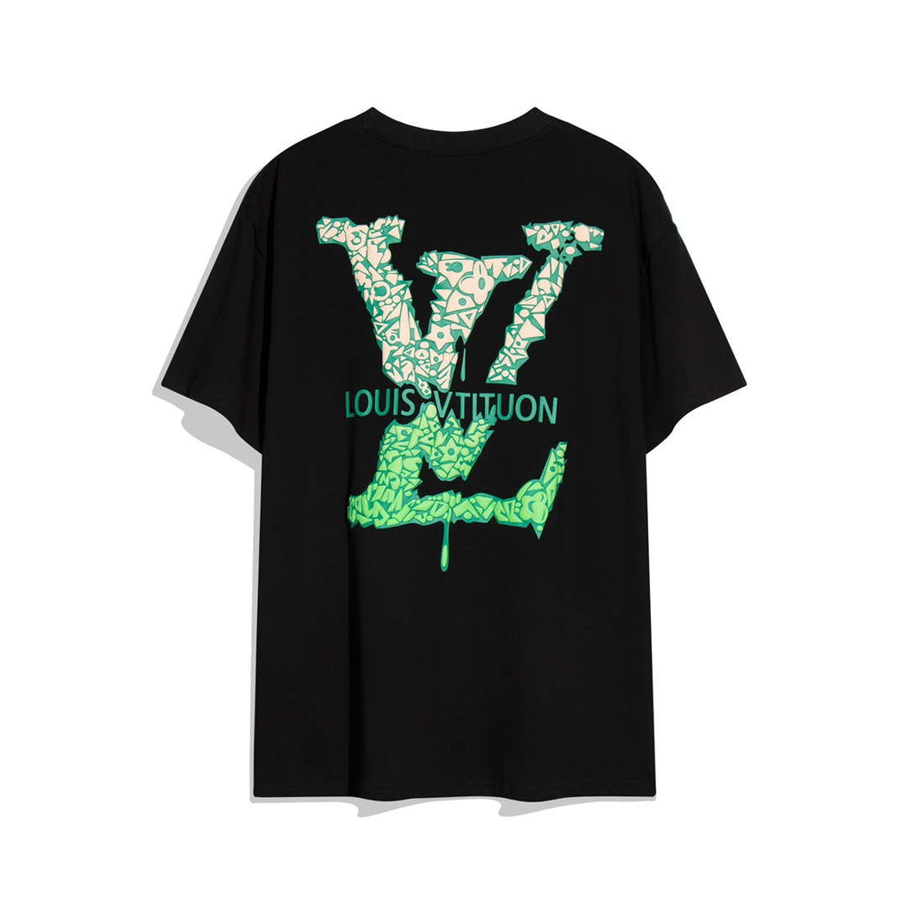 LV 1AAU5B Louis Vuitton Print Cotton Jersey Men Women's T-shirt L56210
