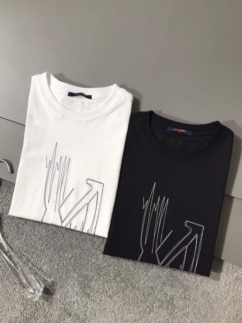 LV 1AAU5D Men's LV Frequency Graphic T-Shirt L66455