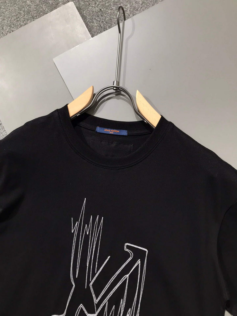 LV 1AAU5D Men's LV Frequency Graphic T-Shirt L66455