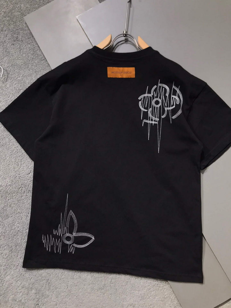 LV 1AAU5D Men's LV Frequency Graphic T-Shirt L66455