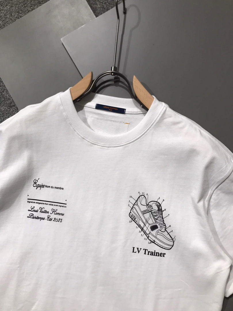 LV 1AAU5D Men's LV Frequency Graphic T-Shirt L66456