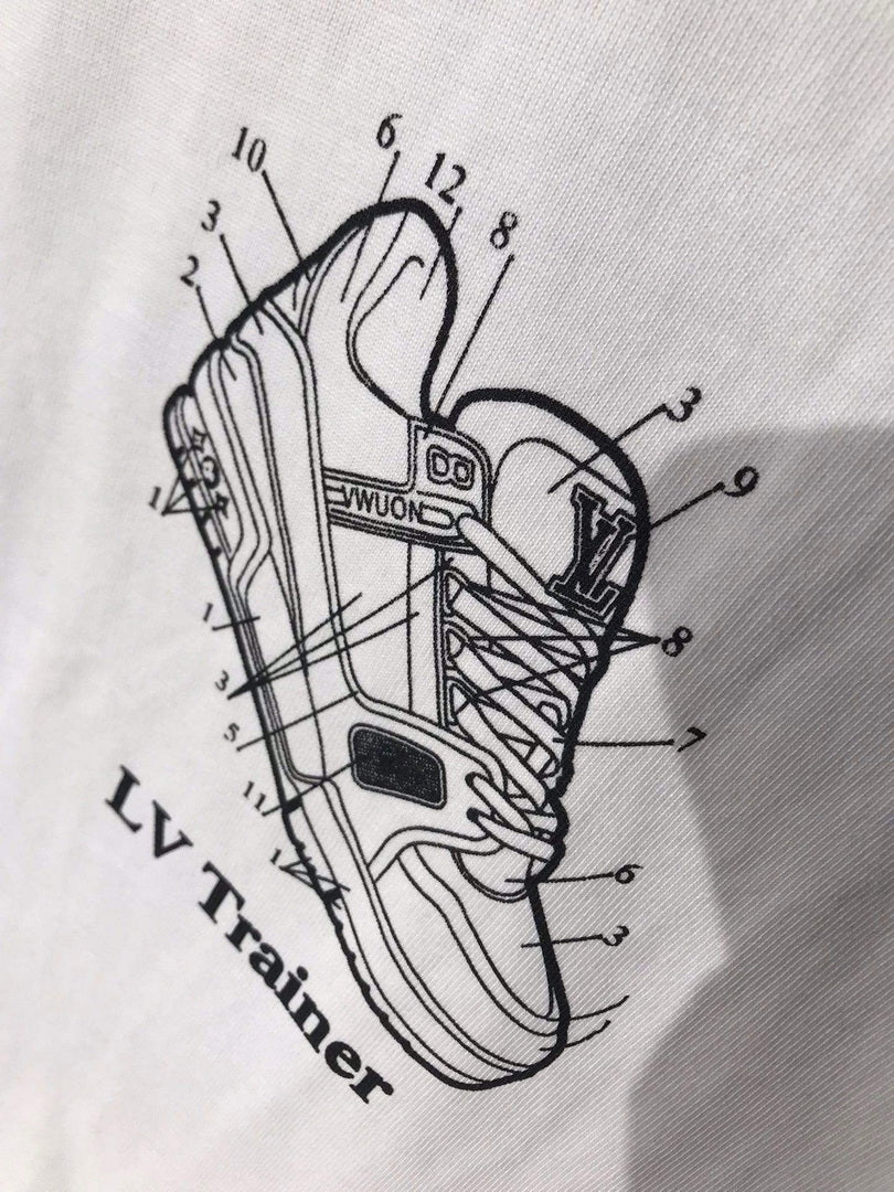 LV 1AAU5D Men's LV Frequency Graphic T-Shirt L66456