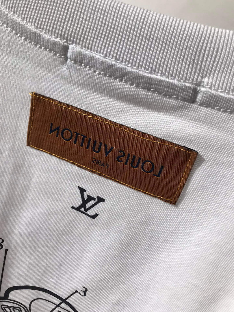 LV 1AAU5D Men's LV Frequency Graphic T-Shirt L66456