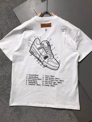 LV 1AAU5D Men's LV Frequency Graphic T-Shirt L66456 - M - View 9