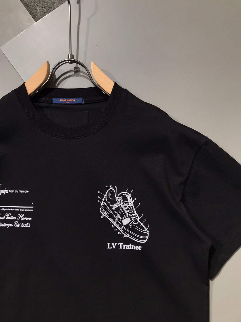 LV 1AAU5D Men's LV Frequency Graphic T-Shirt L66457