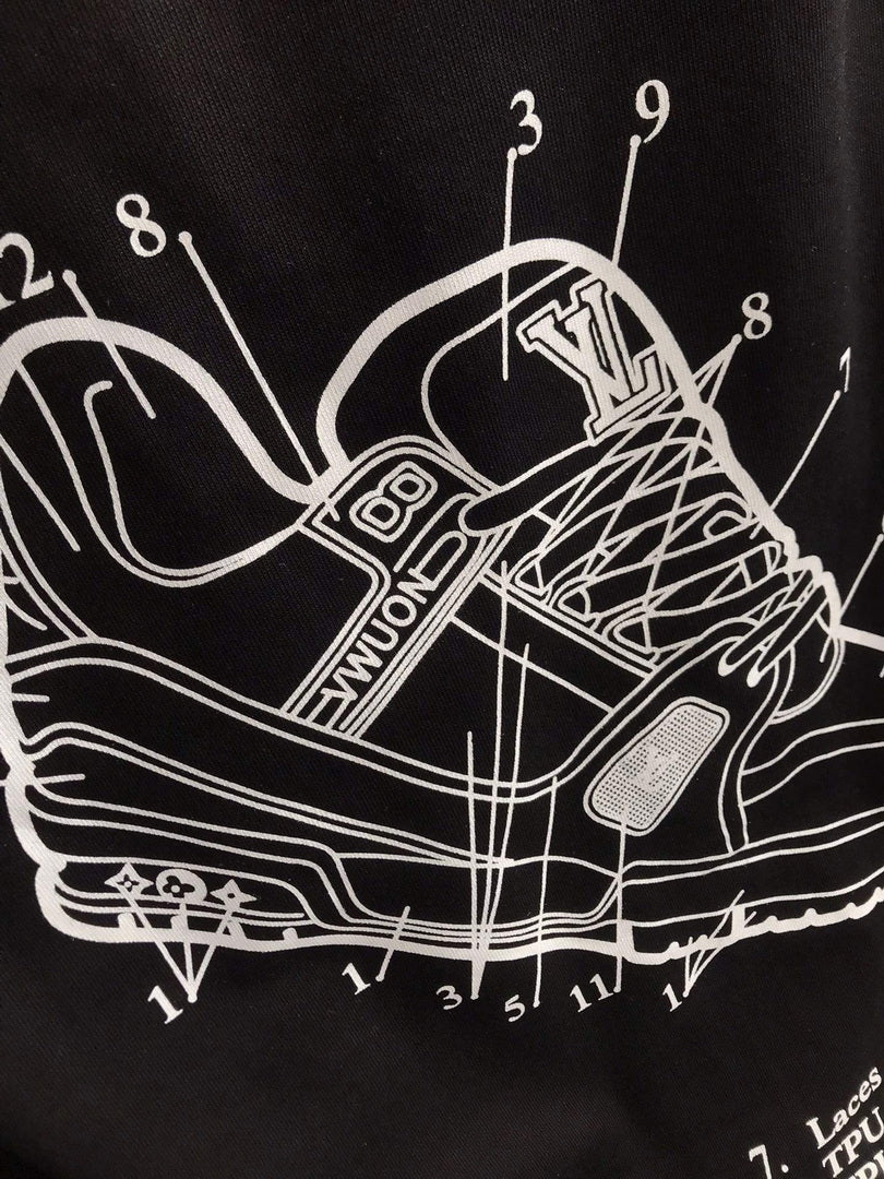 LV 1AAU5D Men's LV Frequency Graphic T-Shirt L66457