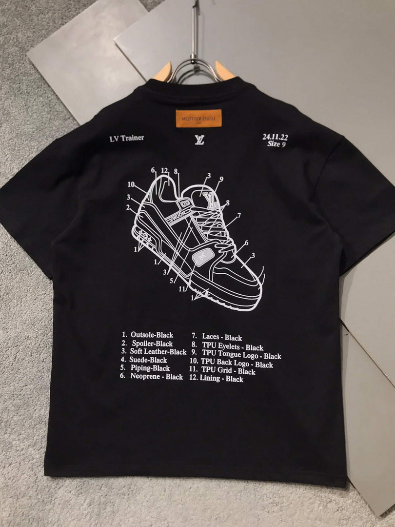 LV 1AAU5D Men's LV Frequency Graphic T-Shirt L66457