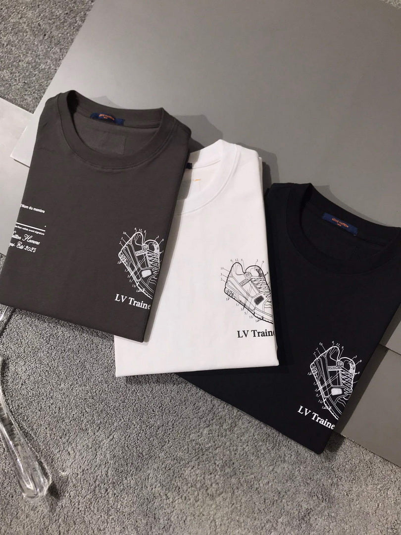 LV 1AAU5D Men's LV Frequency Graphic T-Shirt L66458