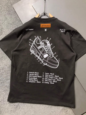 LV 1AAU5D Men's LV Frequency Graphic T-Shirt L66458 - M - View 9