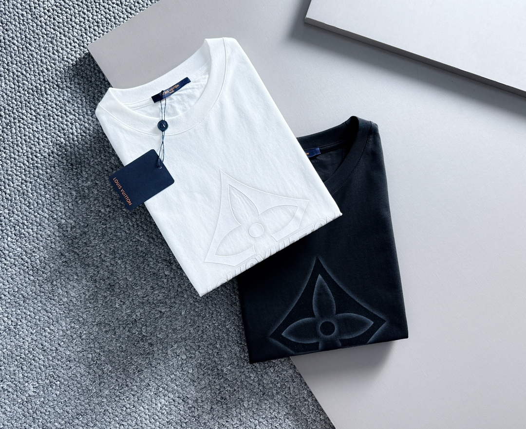 LV 1AAU5D Men's Women's LV Frequency Graphic T-Shirt L66459