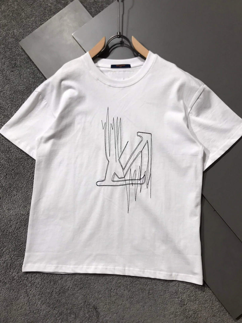 LV 1AAU5D Men's LV Frequency Graphic T-Shirt L66454