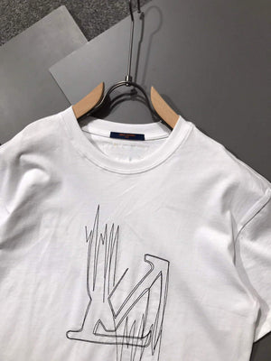 LV 1AAU5D Men's LV Frequency Graphic T-Shirt L66454 - M - View 3