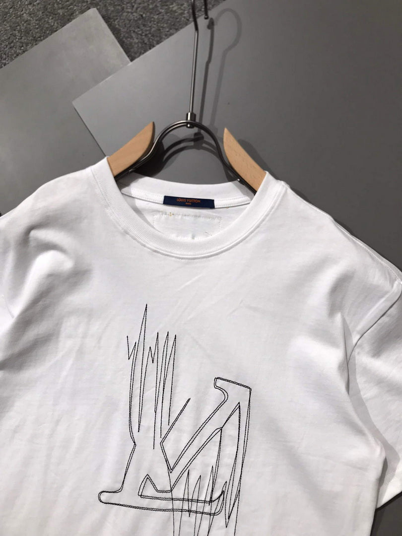 LV 1AAU5D Men's LV Frequency Graphic T-Shirt L66454