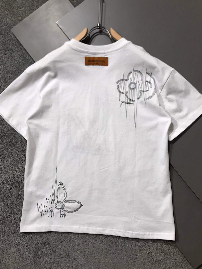 LV 1AAU5D Men's LV Frequency Graphic T-Shirt L66454