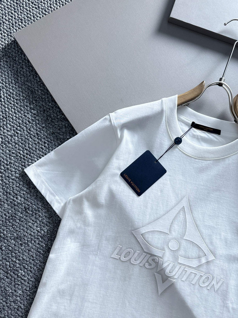 LV 1AAU5D Men's Women's LV Frequency Graphic T-Shirt L66460