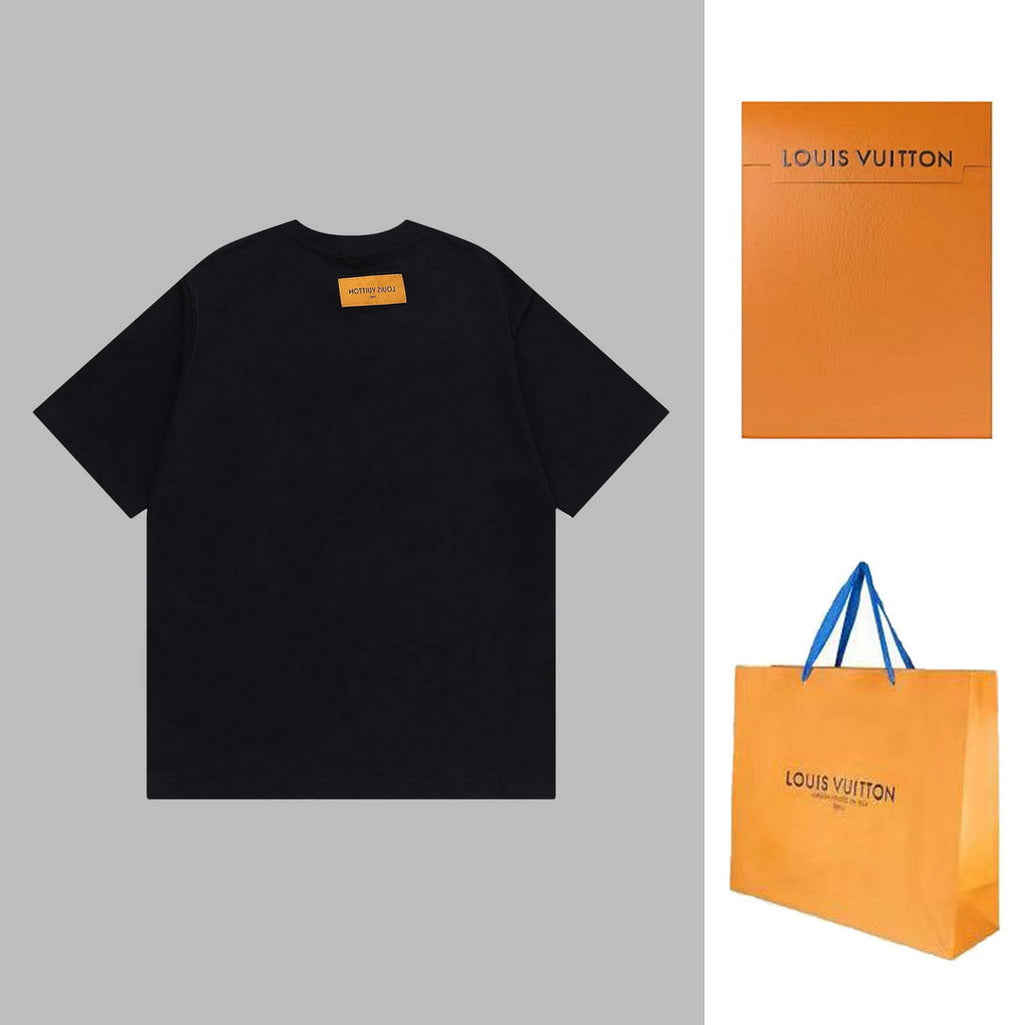 LV 1AAU5D Men's Women's LV Frequency Graphic T-Shirt L66461