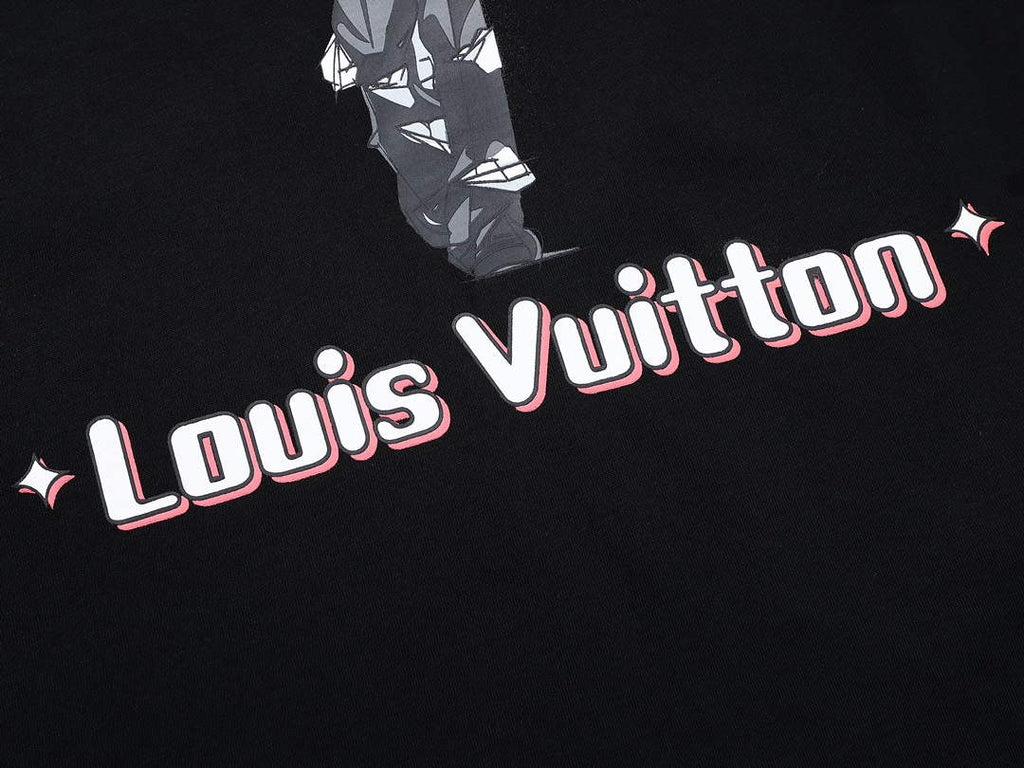 LV 1AAU5D Men's Women's LV Frequency Graphic T-Shirt L66461
