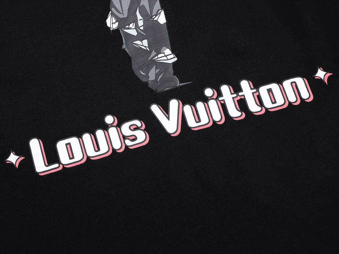 LV 1AAU5D Men's Women's LV Frequency Graphic T-Shirt L66461