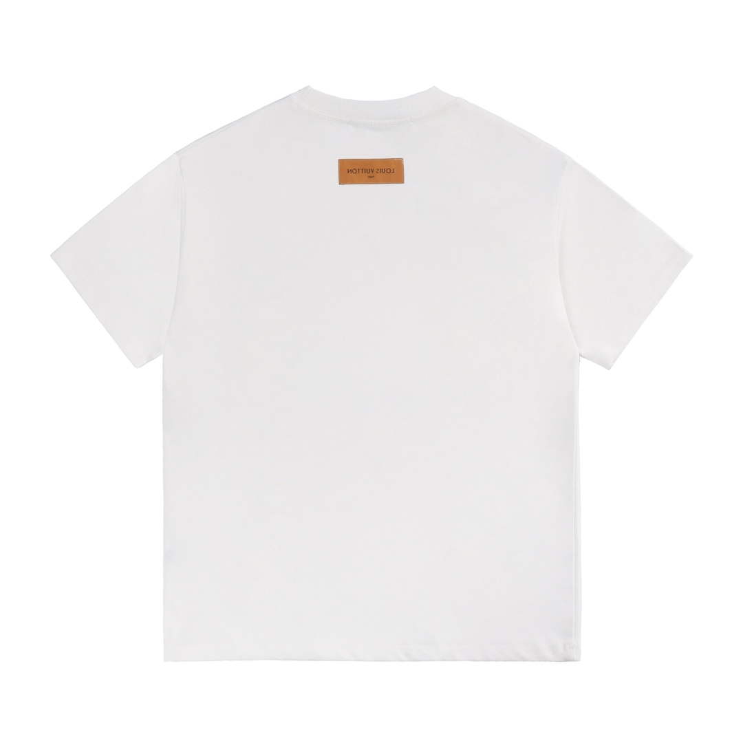 LV 1AAU5D Men's Women's LV Frequency Graphic T-Shirt L66462