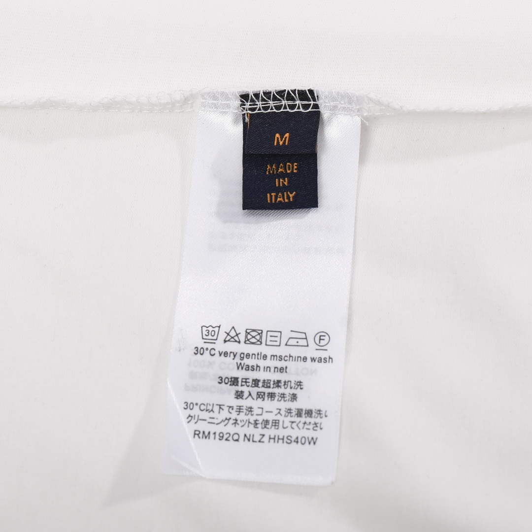 LV 1AAU5D Men's Women's LV Frequency Graphic T-Shirt L66462