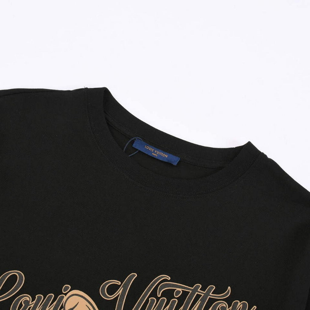 LV 1AAU5D Men's Women's LV Frequency Graphic T-Shirt L66463