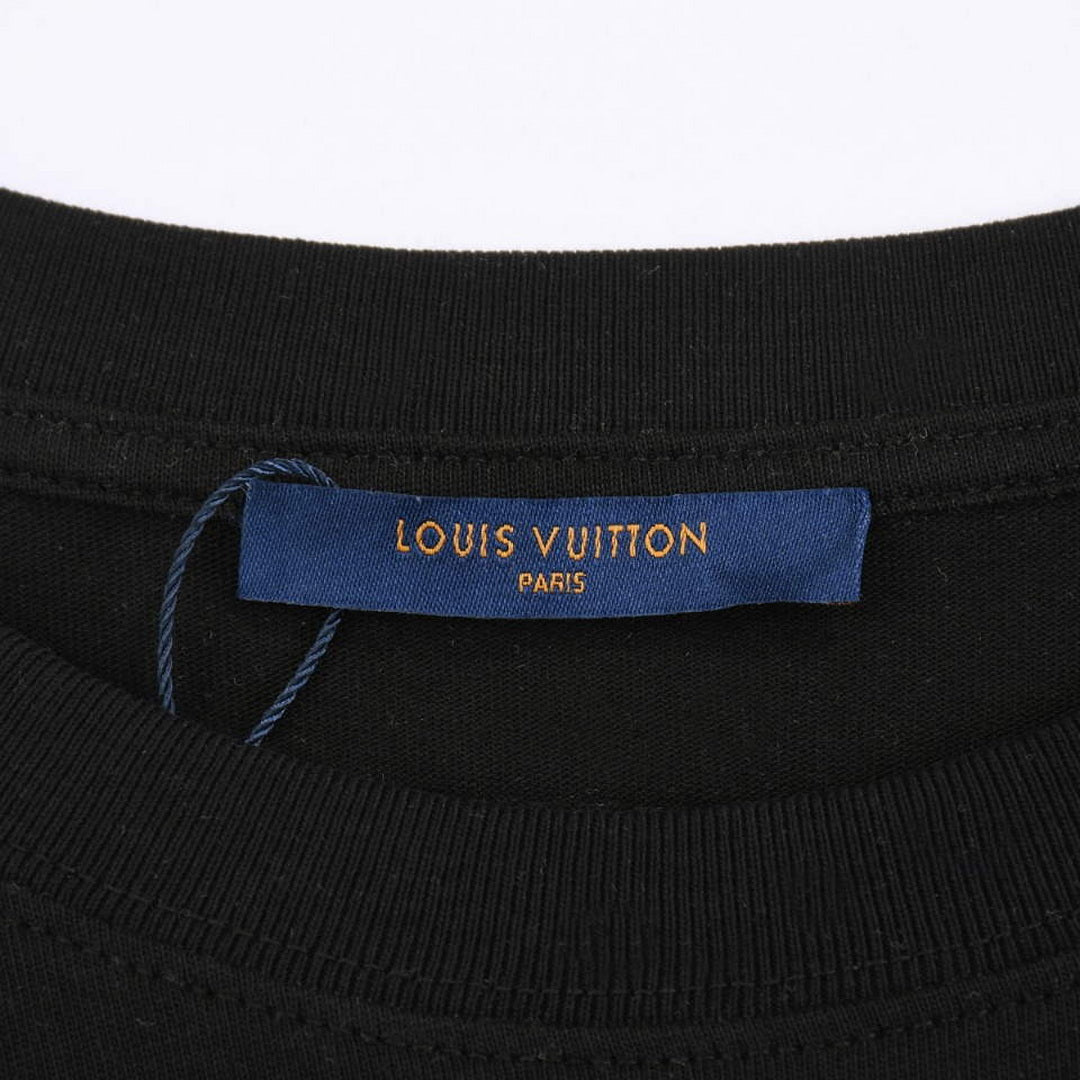LV 1AAU5D Men's Women's LV Frequency Graphic T-Shirt L66463
