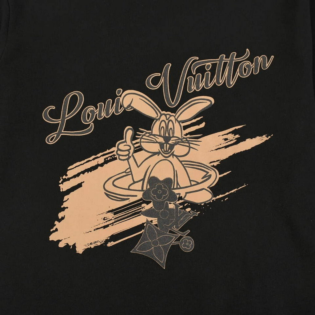 LV 1AAU5D Men's Women's LV Frequency Graphic T-Shirt L66463